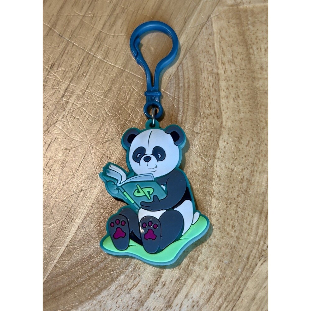 Dude Perfect Key Chain Cool Dude Panda Reading! RARE